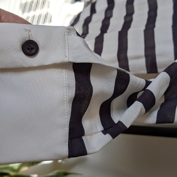 UO Coincidence & Chance Striped Button Down - Picture 3 of 3